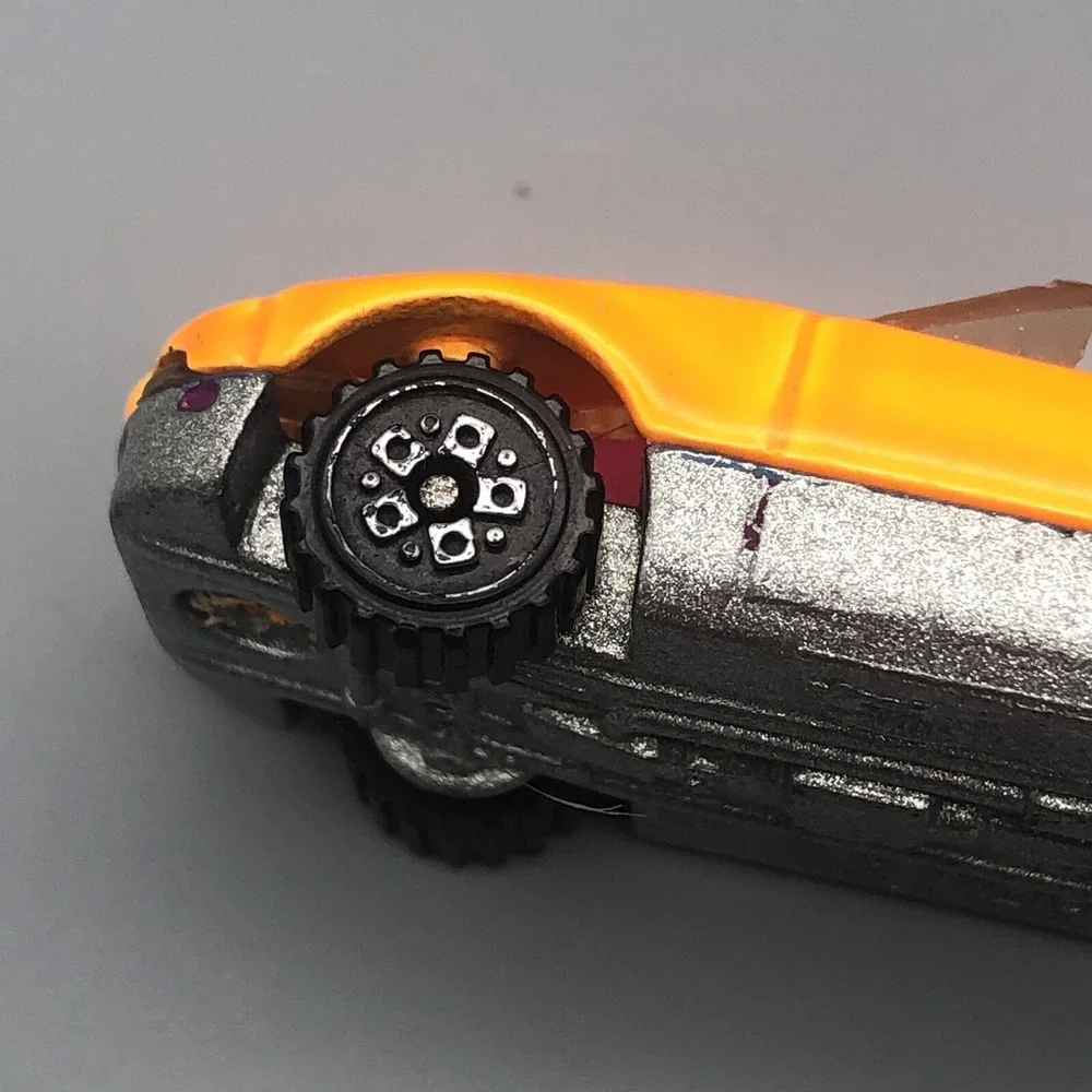Hot Wheels Mazda Miata Sports Car Orange Pink G-Force Raceset Diecast 1/64 Scale